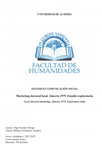 Marketing electoral 1979