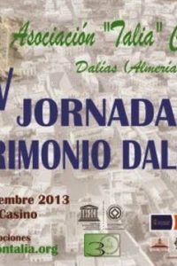 Cartel V Jornadas Patrimonio Daliense