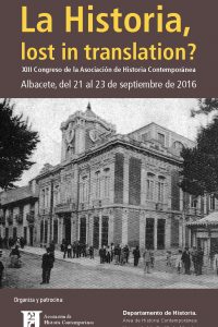 Comunicaciones XIII Congreso AHC